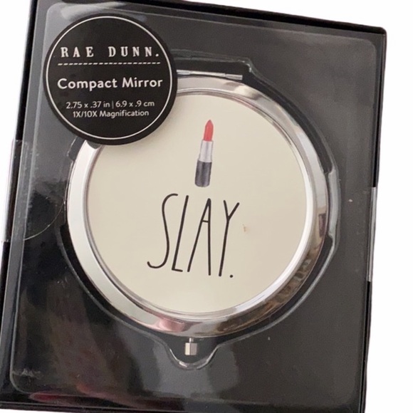 LAST 1 - NEW Rae Dunn compact mirror “Slay” - Picture 2 of 4